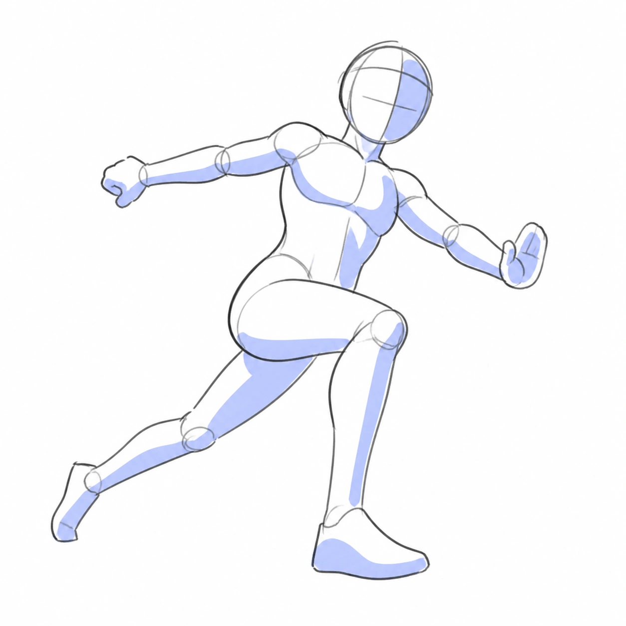 Pose 007: Frenar en seco