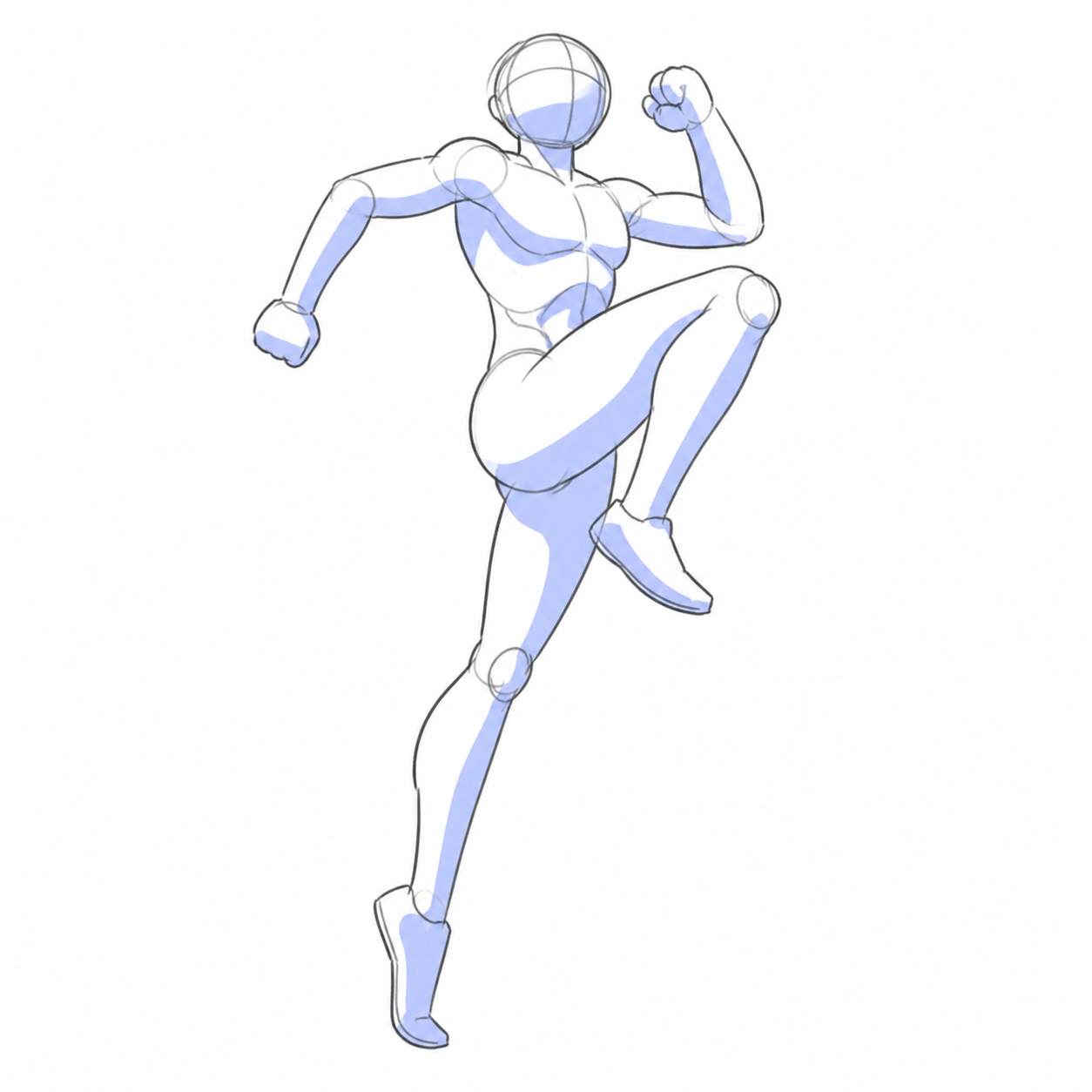 Pose 009: Impulso de salto