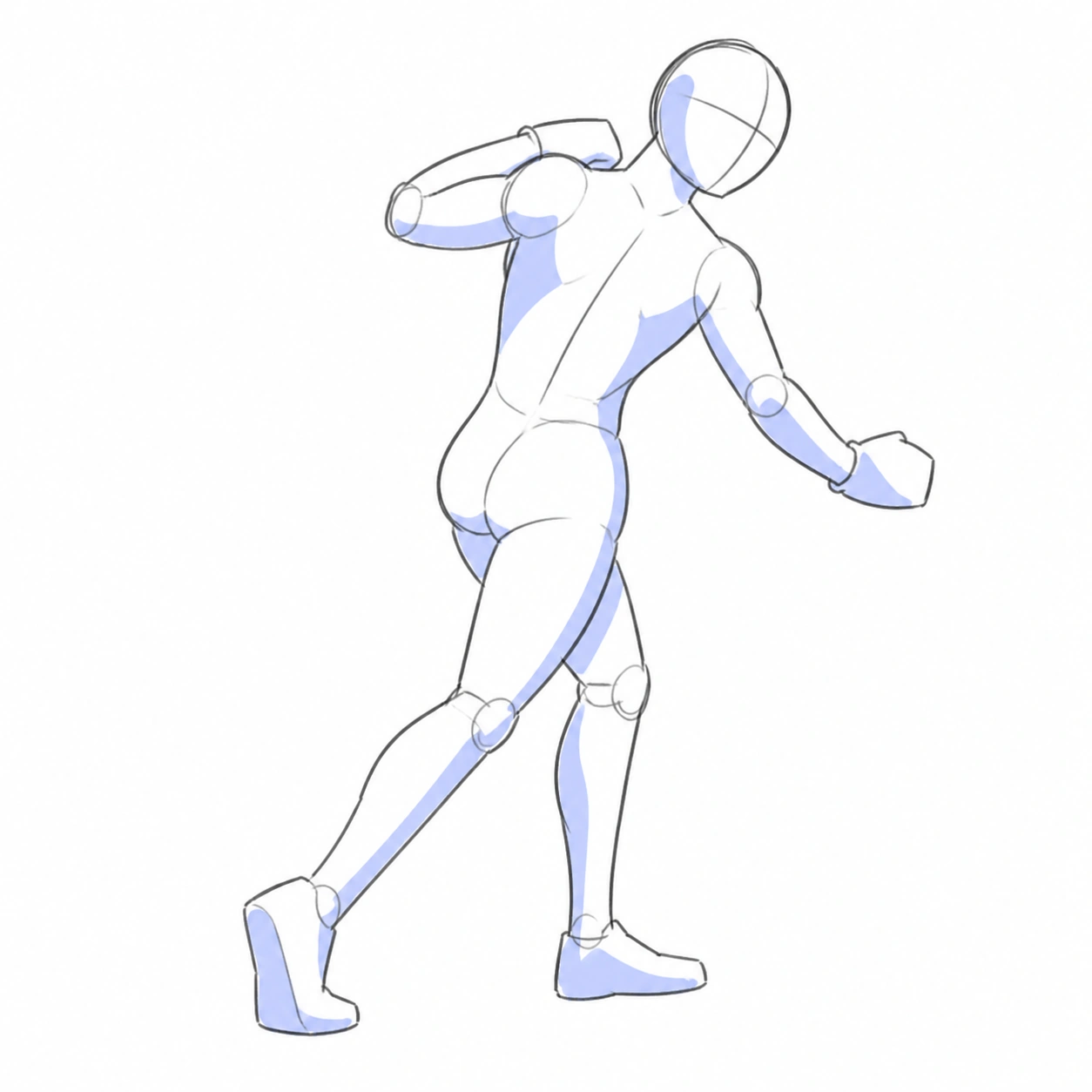 Pose 015: Cargar al hombro