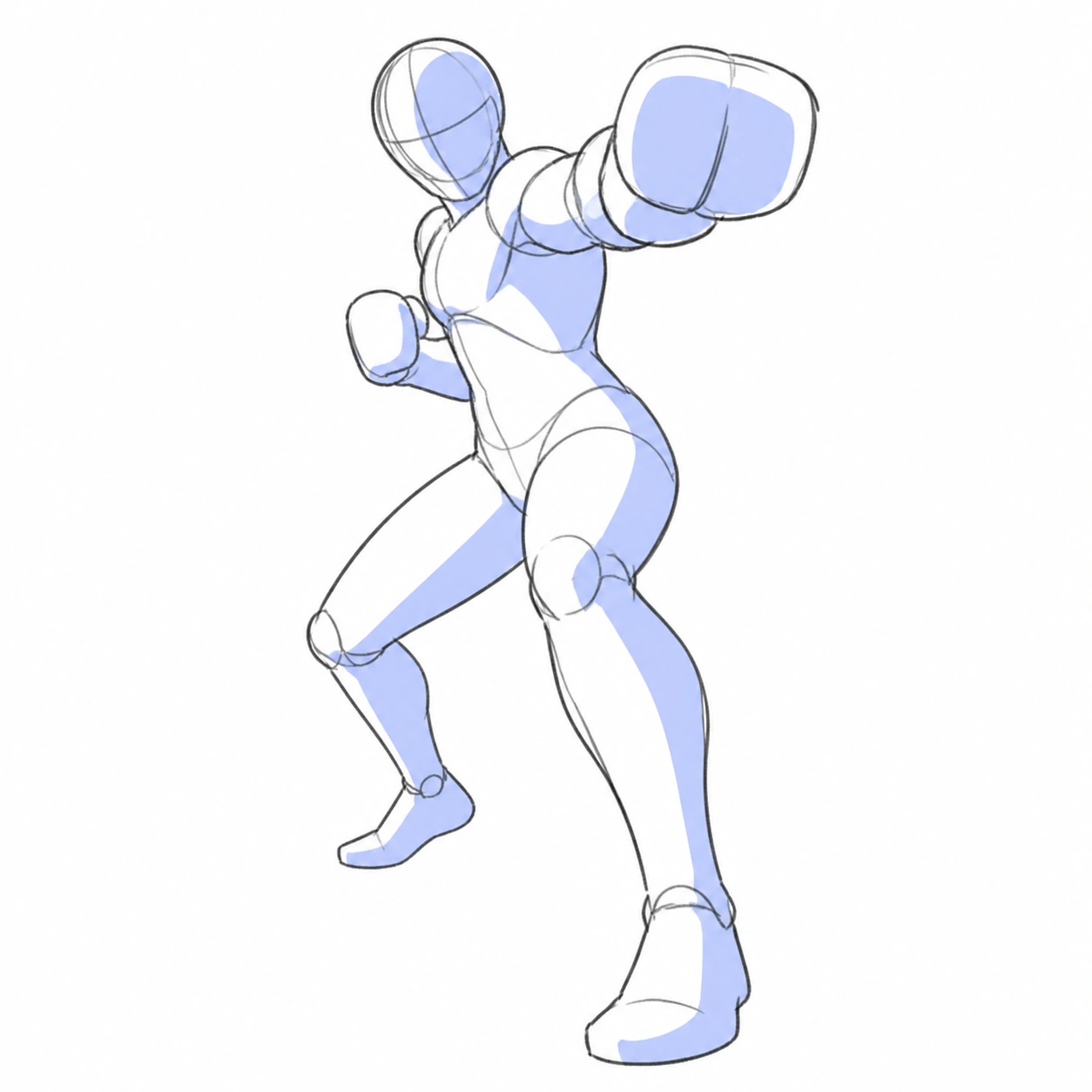 Pose 018: Golpear