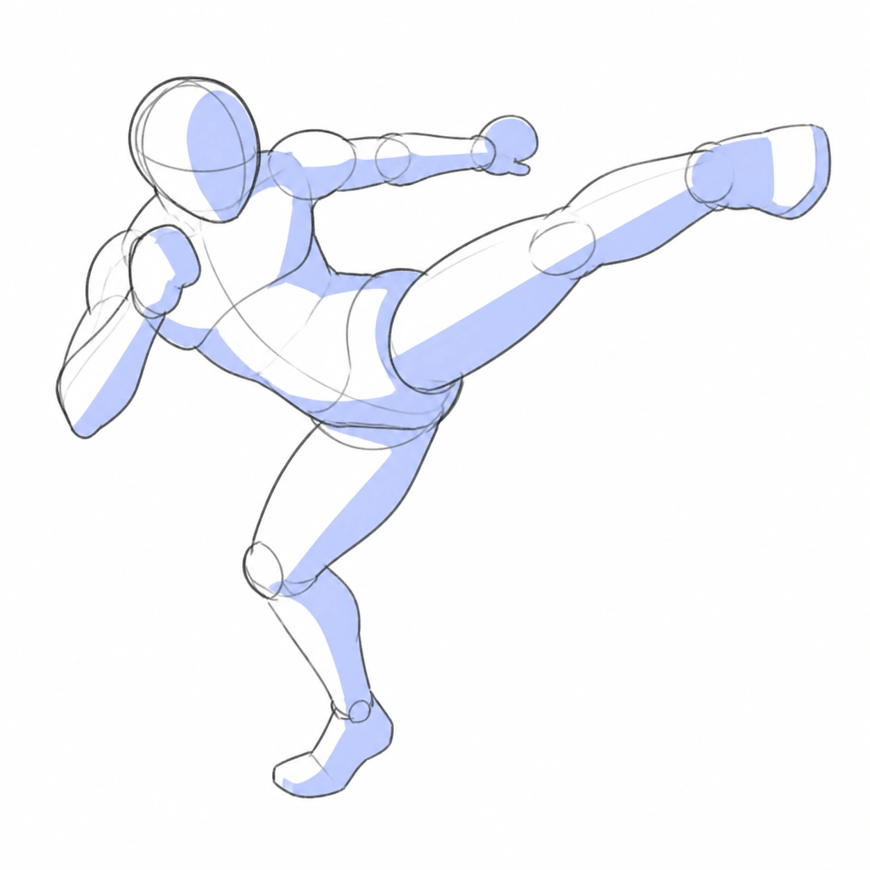Pose 019: Patear