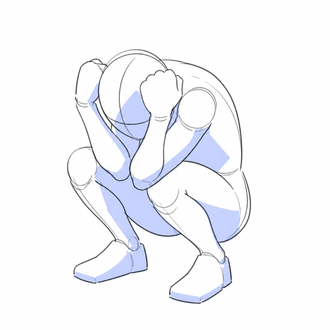 Pose 024: Encogerse