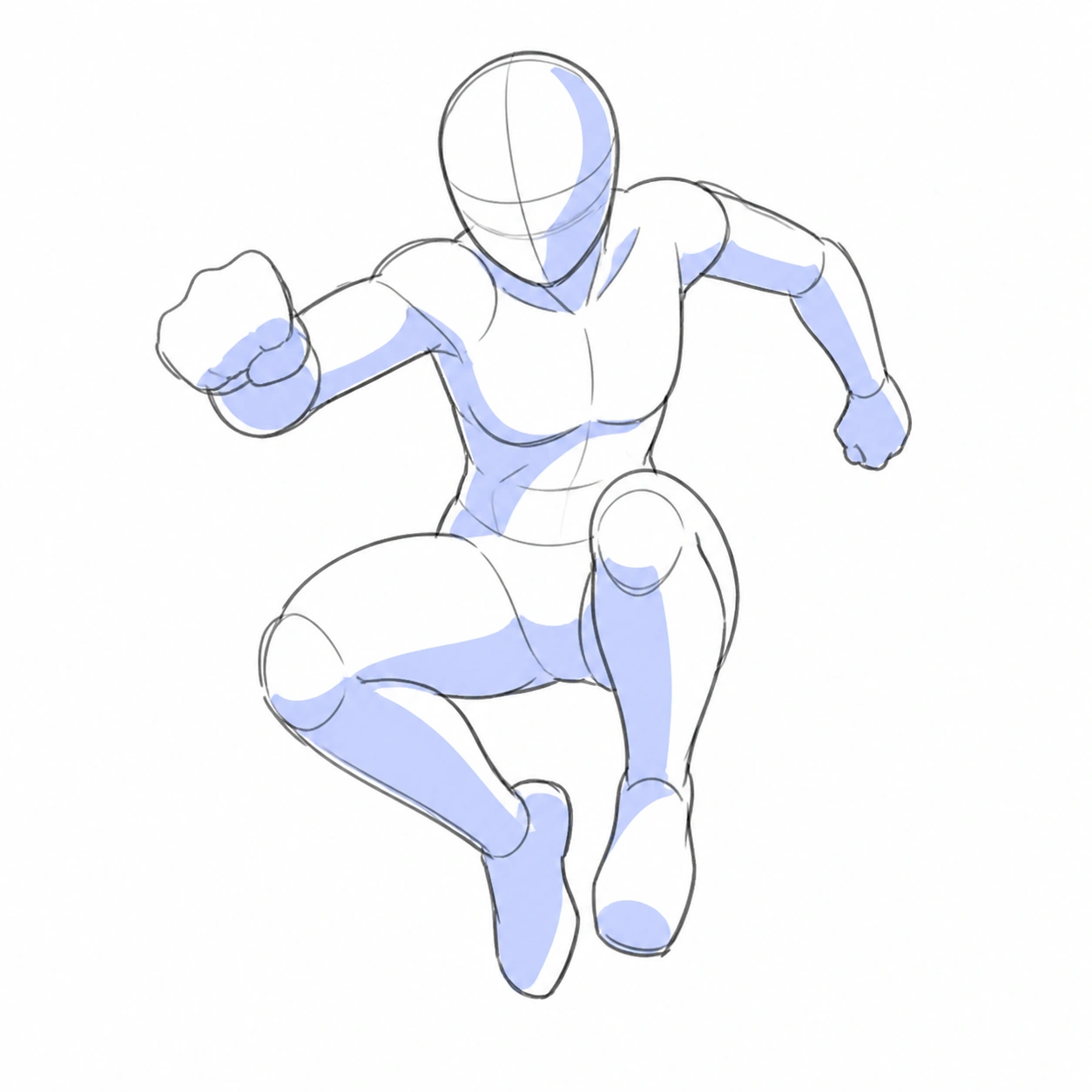 Pose 032: Saltar obstáculo