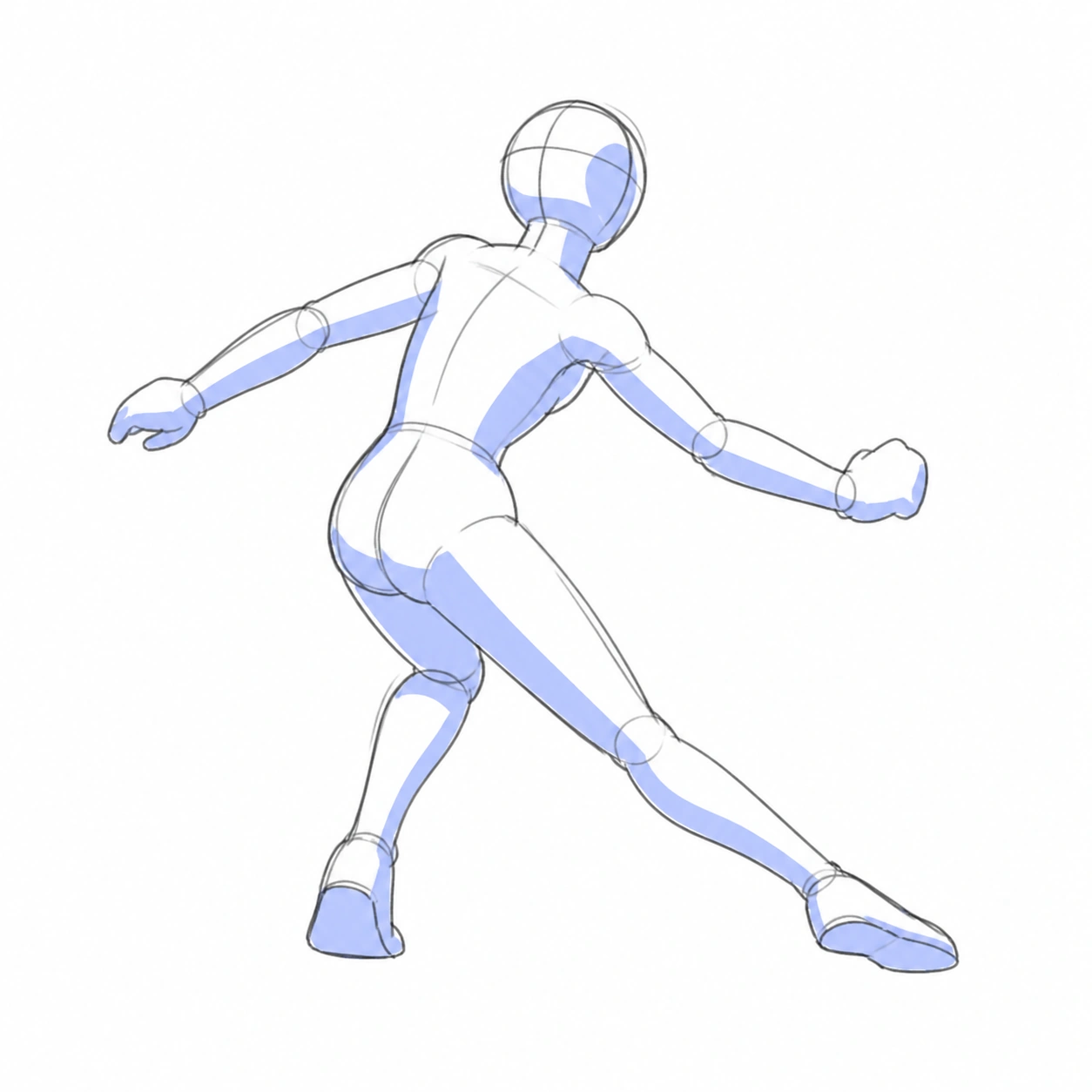 Pose 039: Derrape lateral