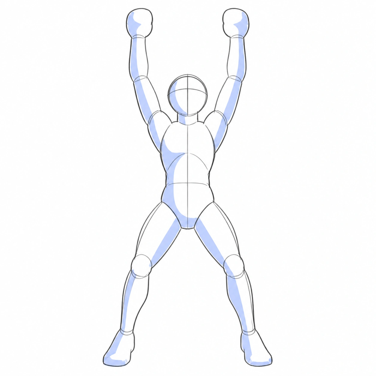 Pose 048: Elevar sobre la cabeza