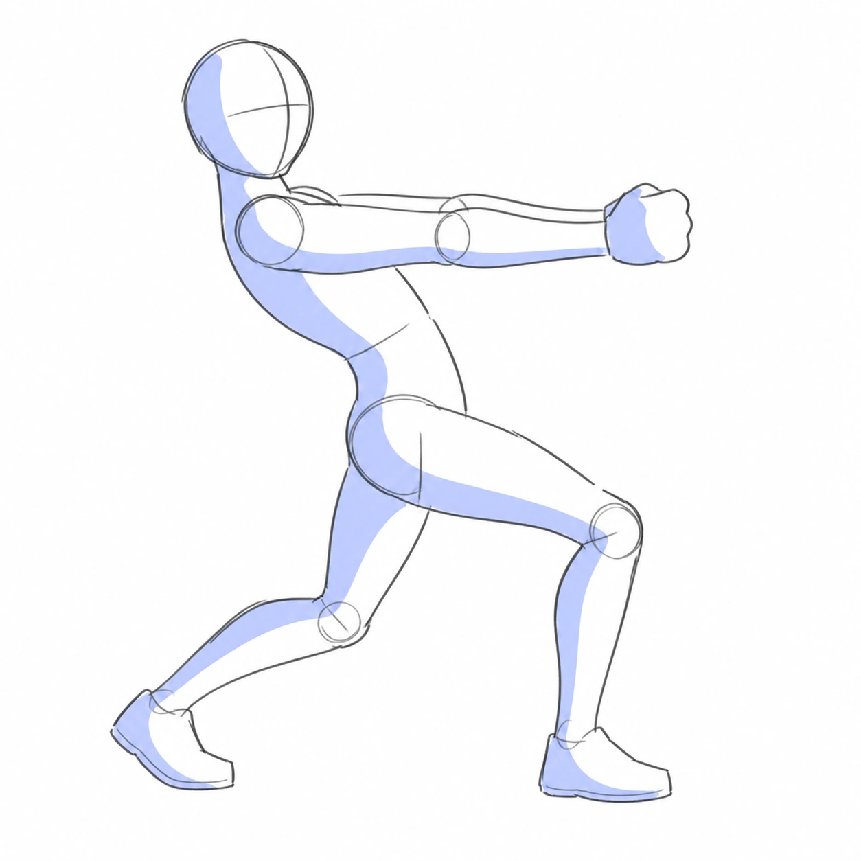 Pose 049: Arrastrar hacia atrás