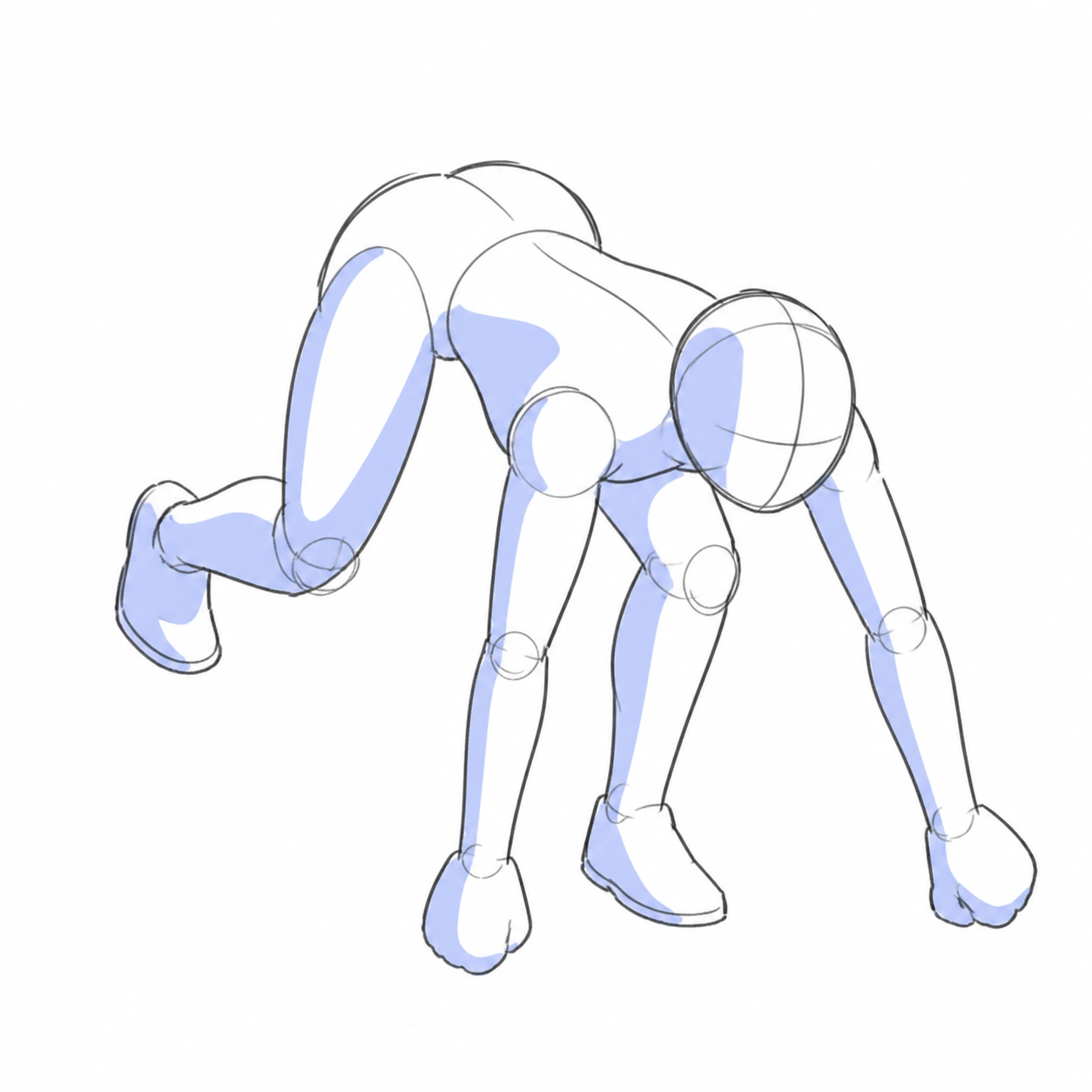Pose 051: Salida de esprint