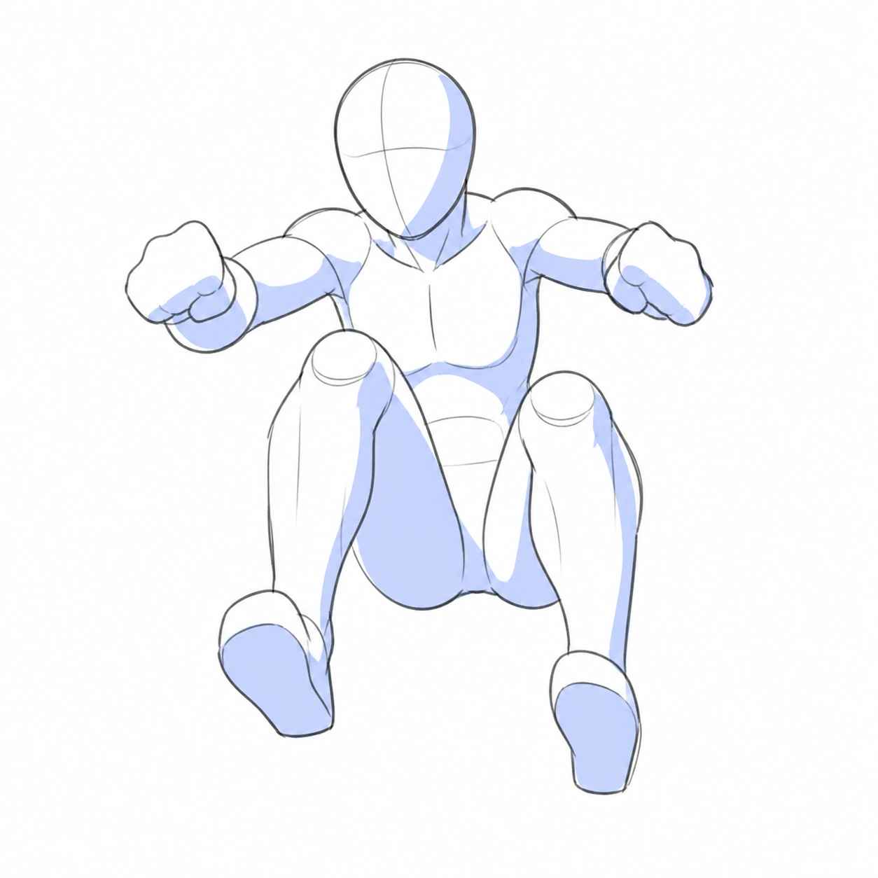 Pose 053: Vuelo de longitud