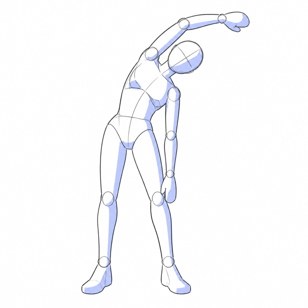 Pose 060: Flexión lateral