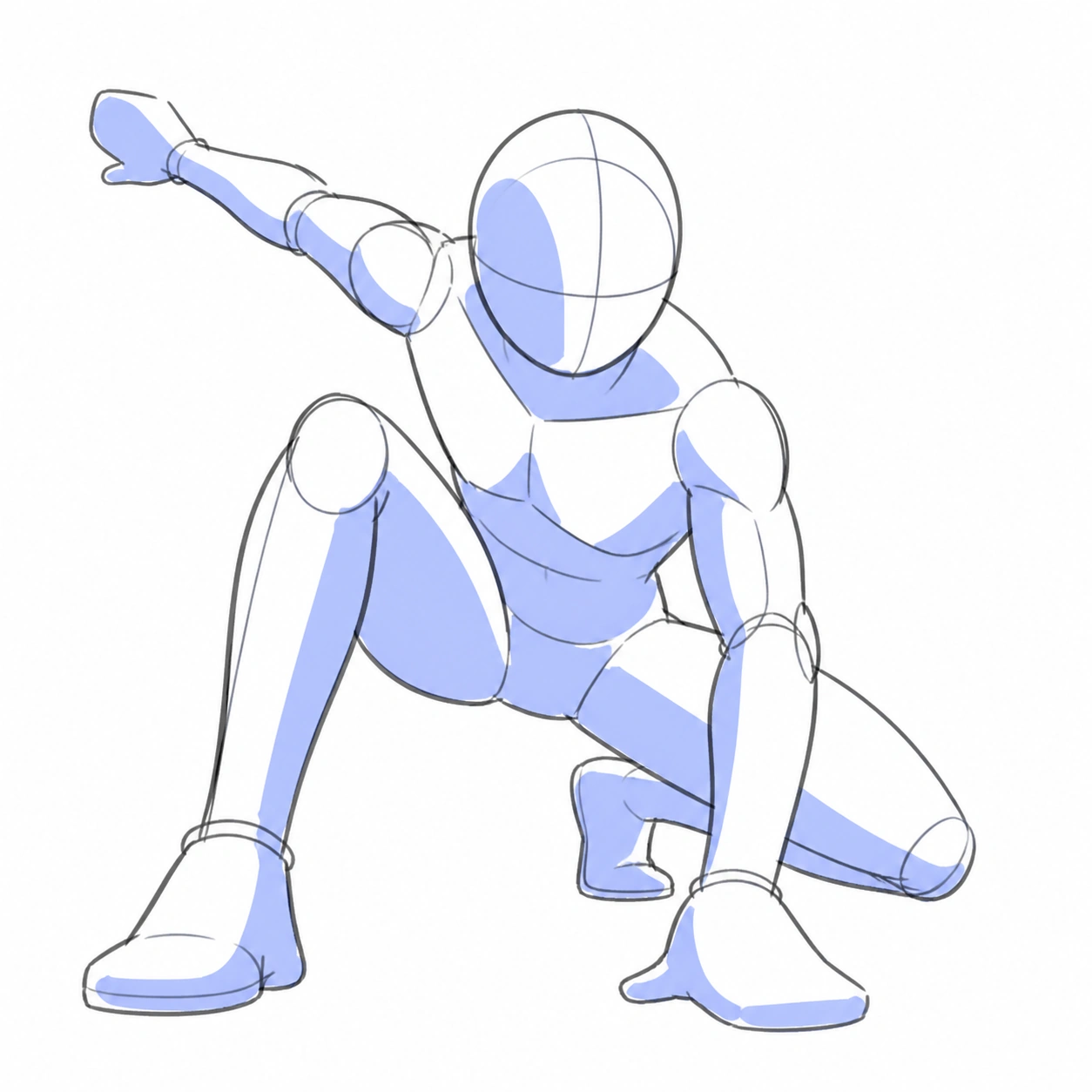 Pose 062: Aterrizaje heroico