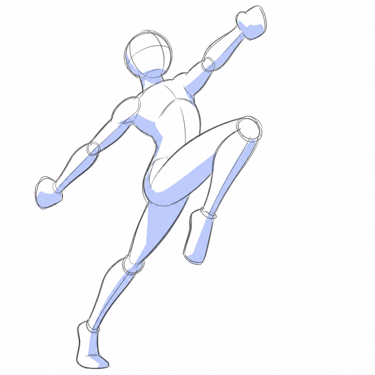 Pose 063: Despegue heroico
