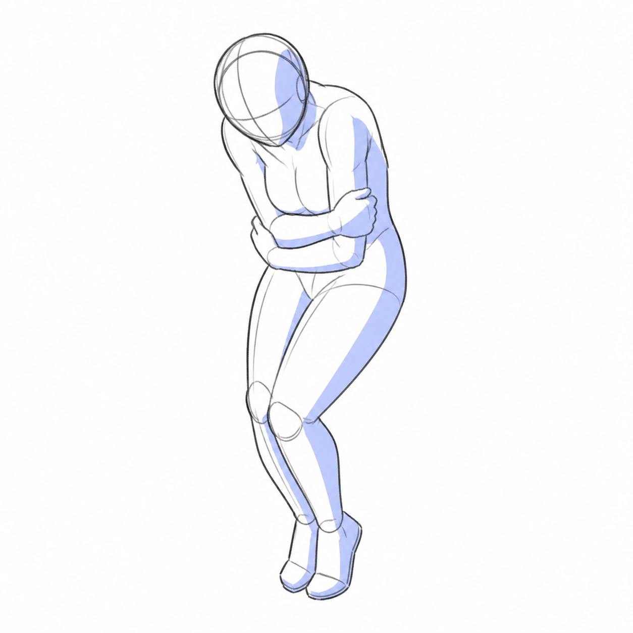 Pose 067: Timidez protectora