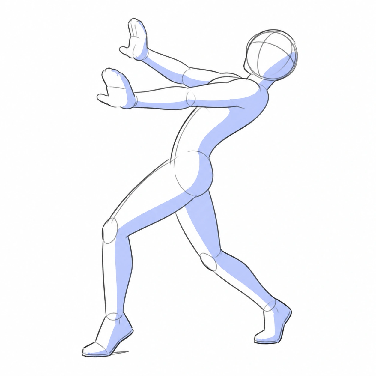 Pose 070: Miedo en retroceso
