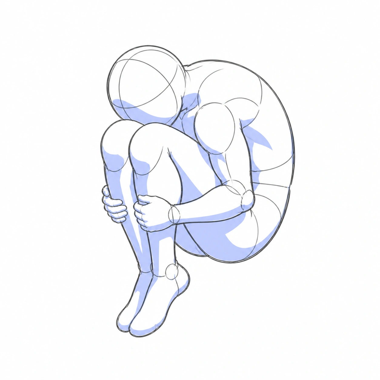 Pose 089: Mortal atrás agrupado