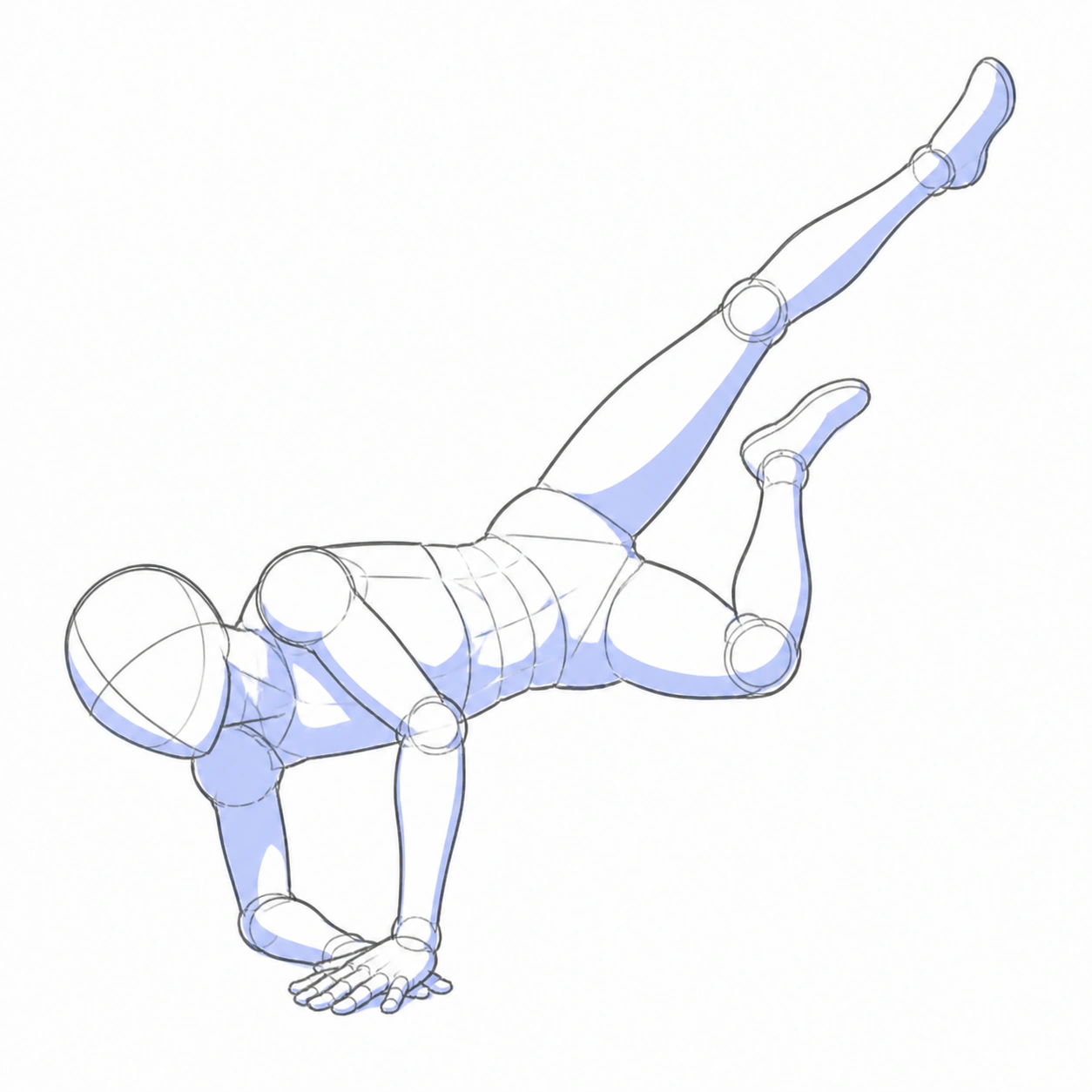 Pose 092: Freeze lateral de breakdance