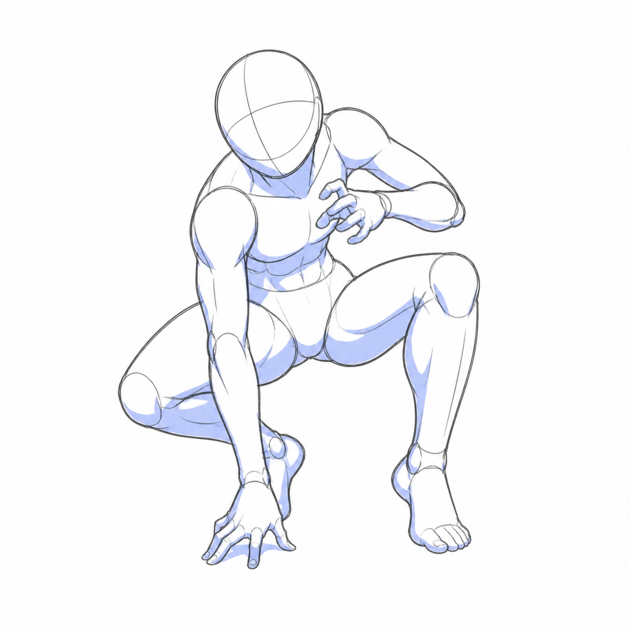 Pose 097: Acecho depredador