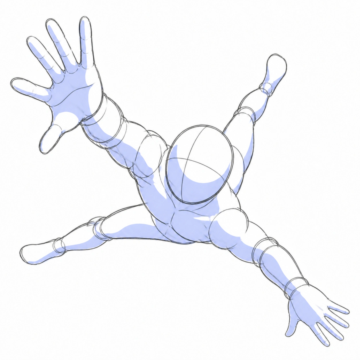 Pose 109: Caída cenital en espiral