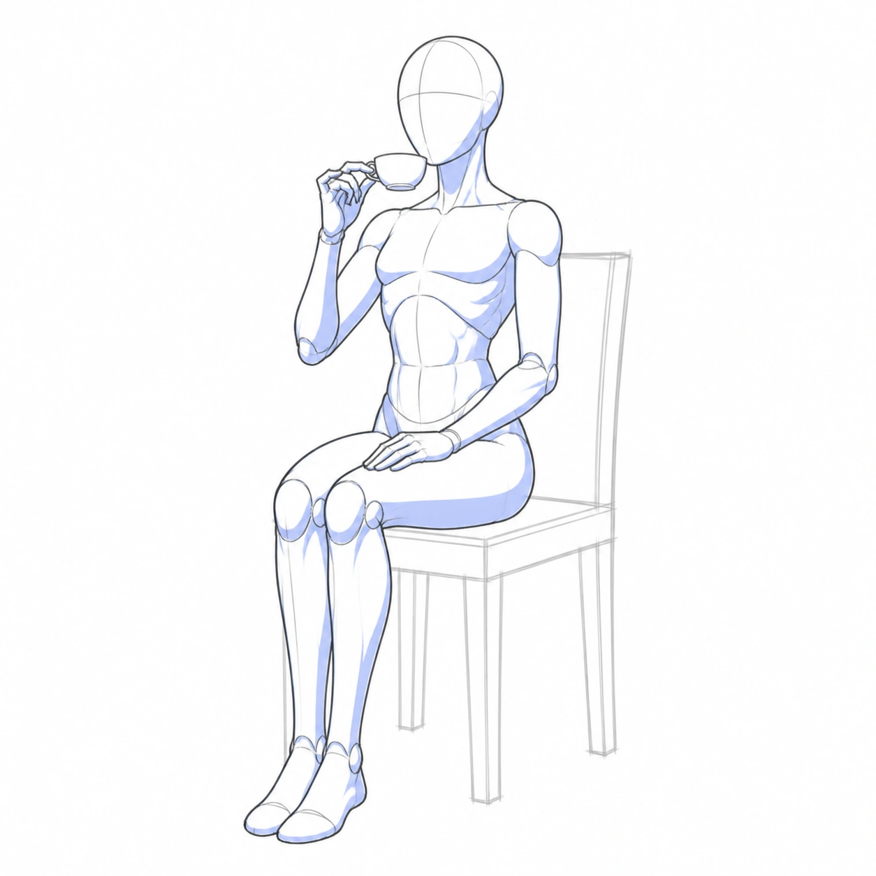 Pose 117: Tomando el té con ceremonia