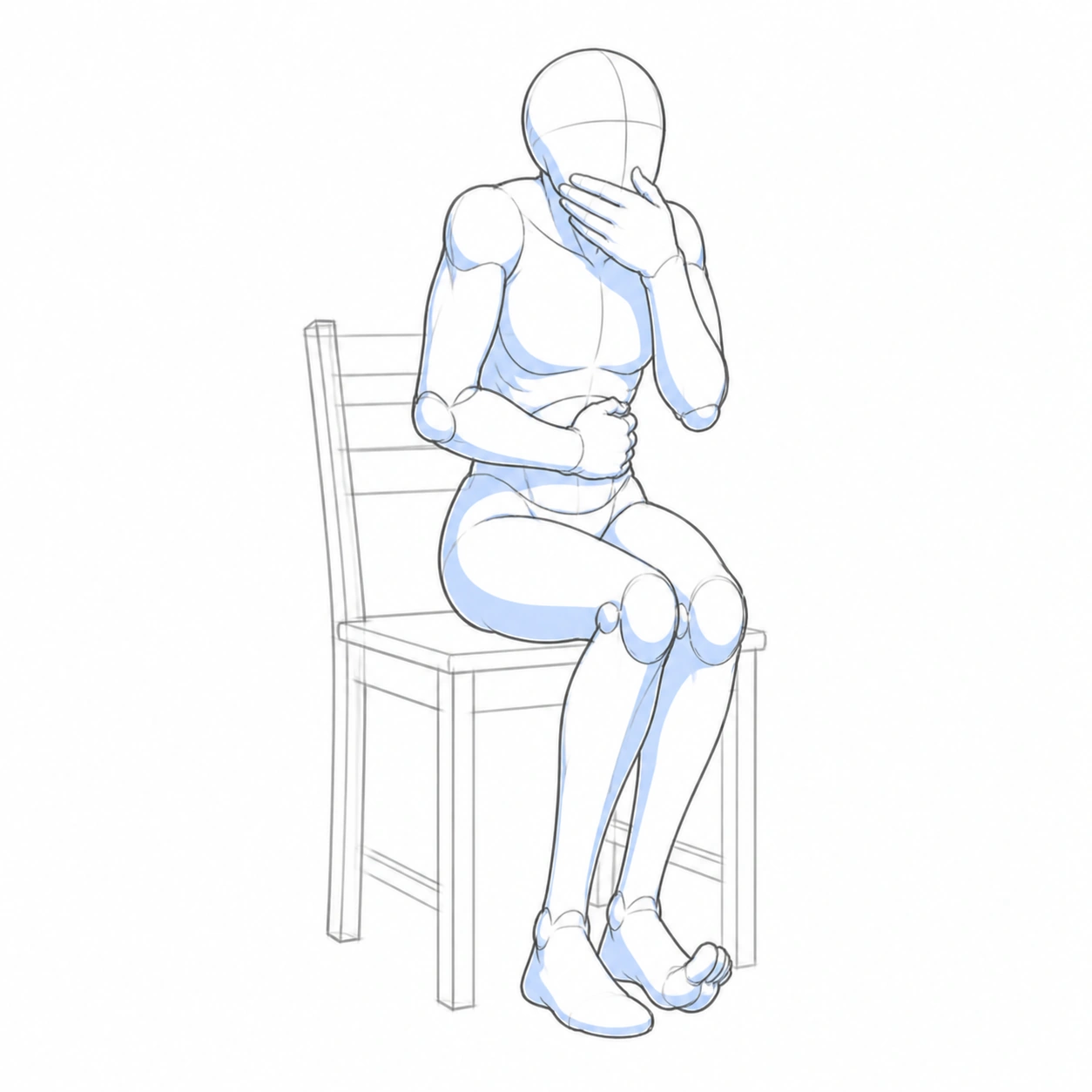 Pose 141: Intentando no reírse