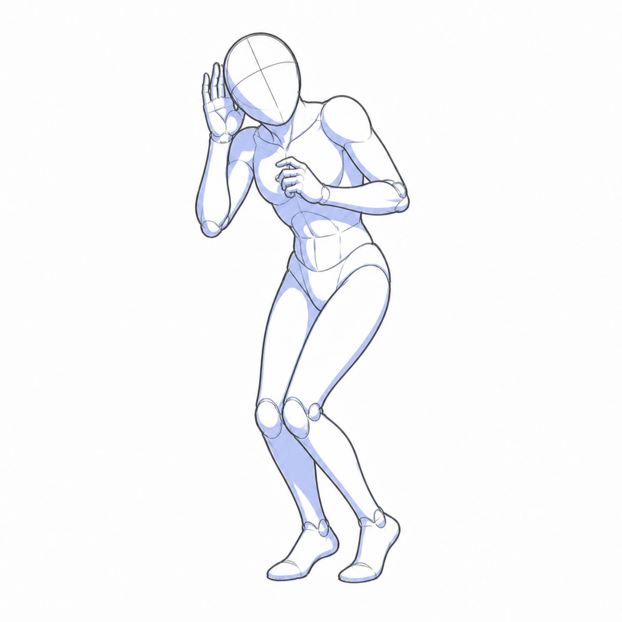 Pose 151: Escuchar un secreto · tímido