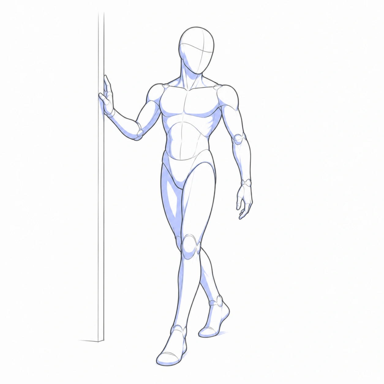 Pose 165: Entrar en una sala · estoico