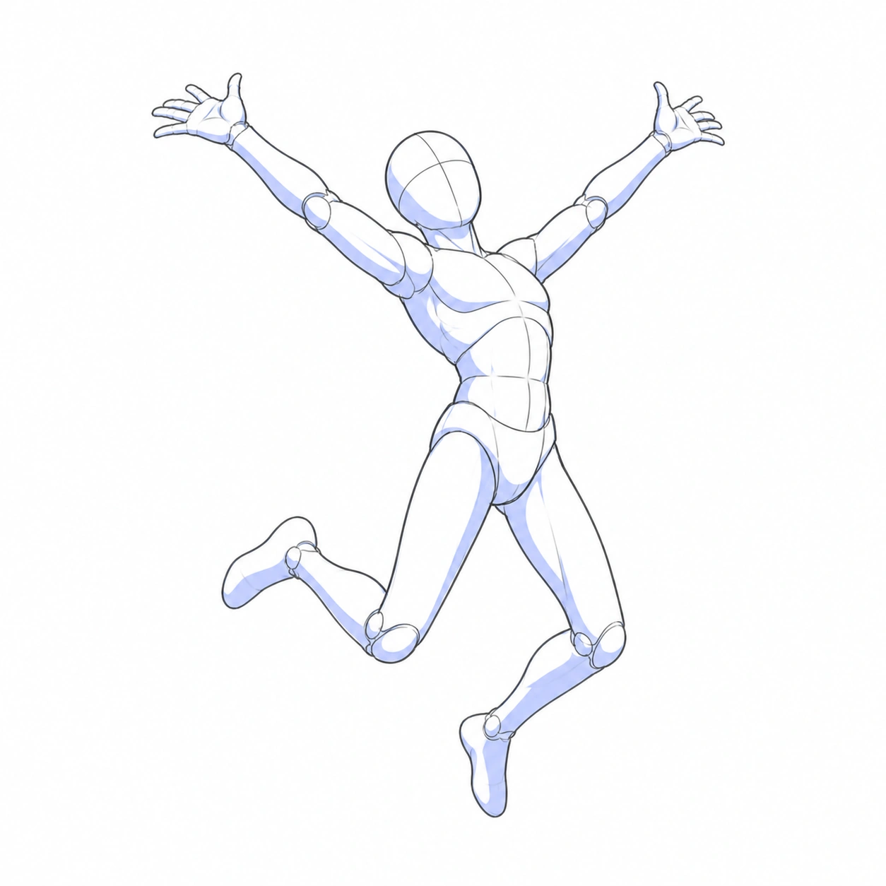 Pose 175: Salto de alegría