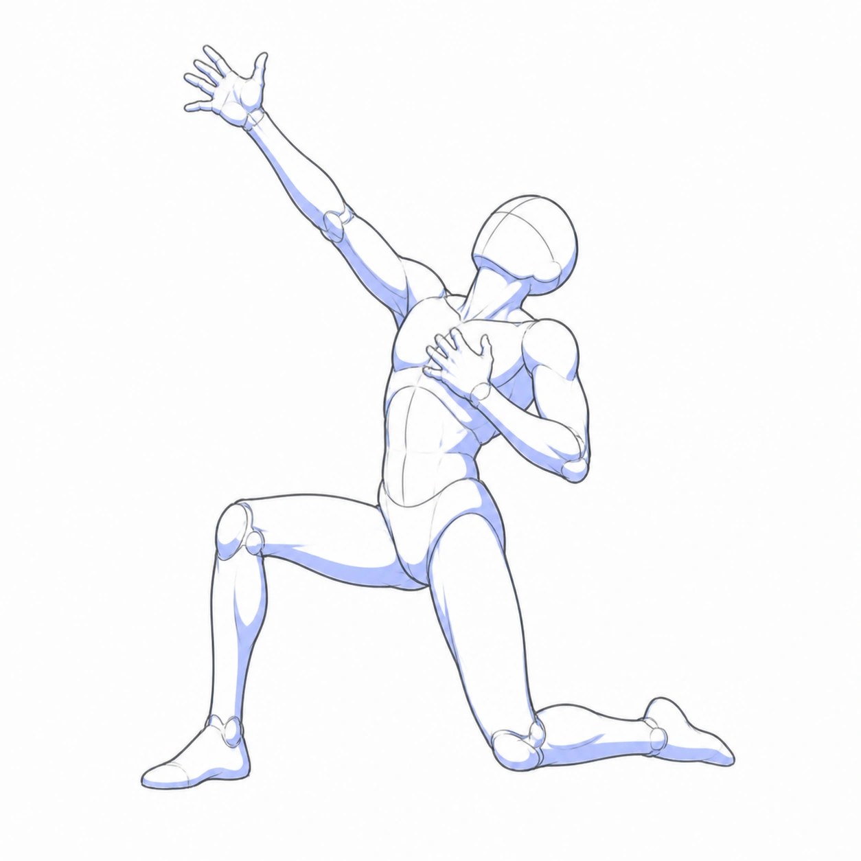 Pose 177: Desamor melodramático