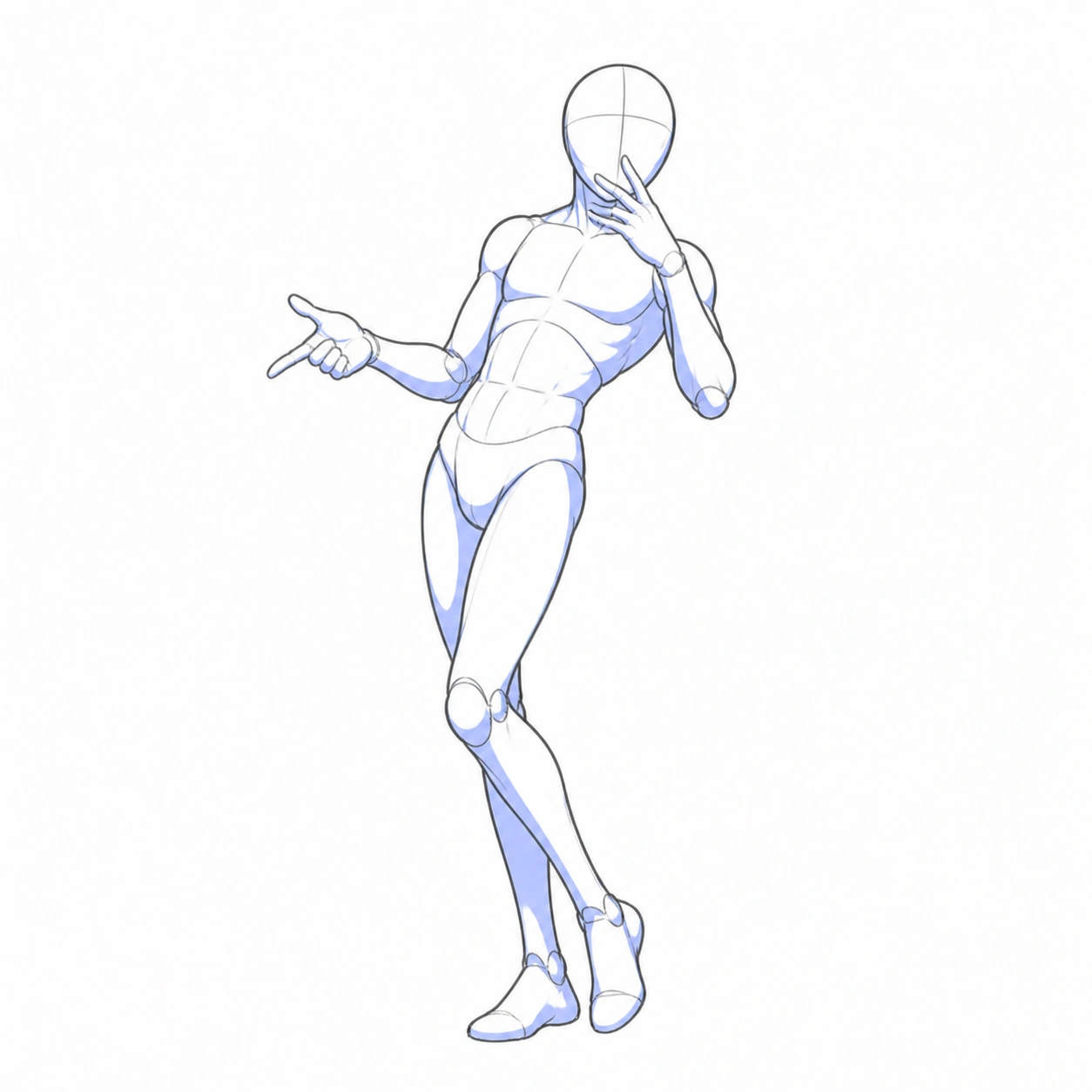 Pose 180: Burla presumida